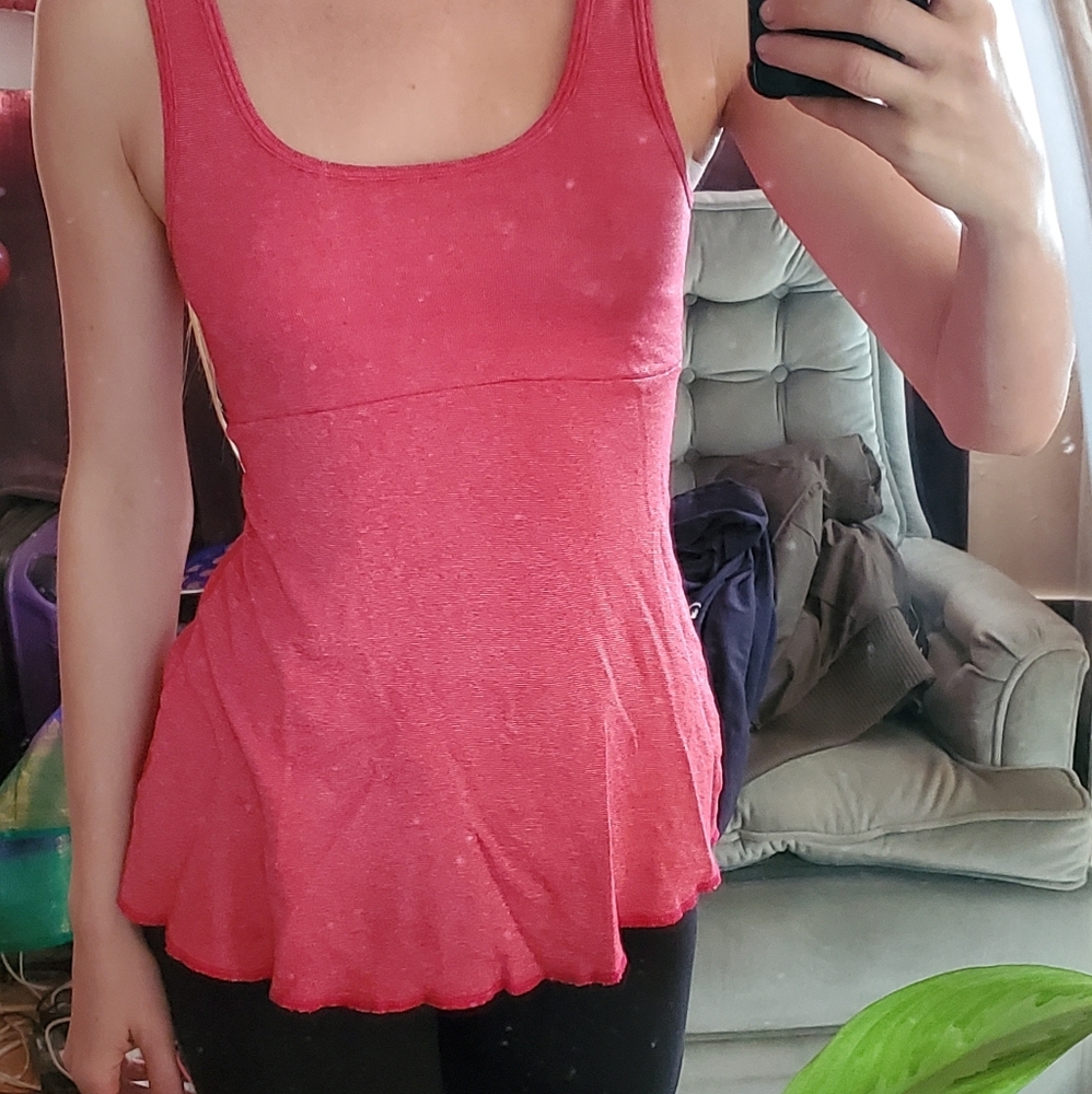Vintage Michael Stars top pinkish red